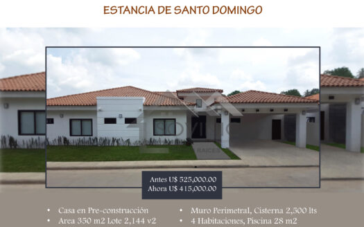 casa de Lujo en Estancia de santo Domingo