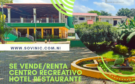 Venta de centro recreativo restaurante Y Resorts en ticuantepe