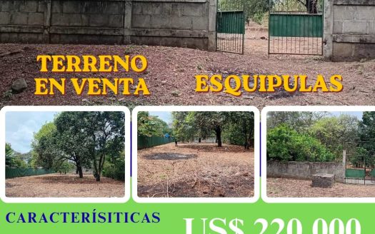 Terreno en venta en Esquipulas, Managua.