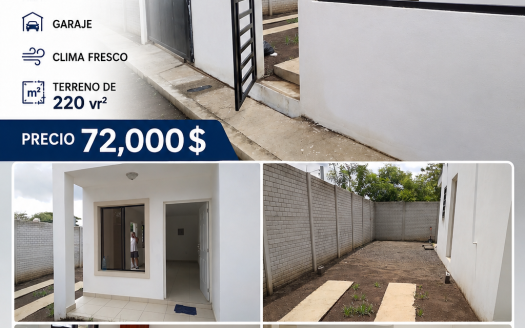 Casa de venta en residencial Vistas de Nejapa, carretera Sur klm. 10.5.