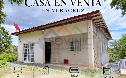 Casa en venta en Veracruz, 80% avance de construcción